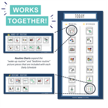 Load image into Gallery viewer, Wake-Up &amp; Bedtime Routine (Navy)