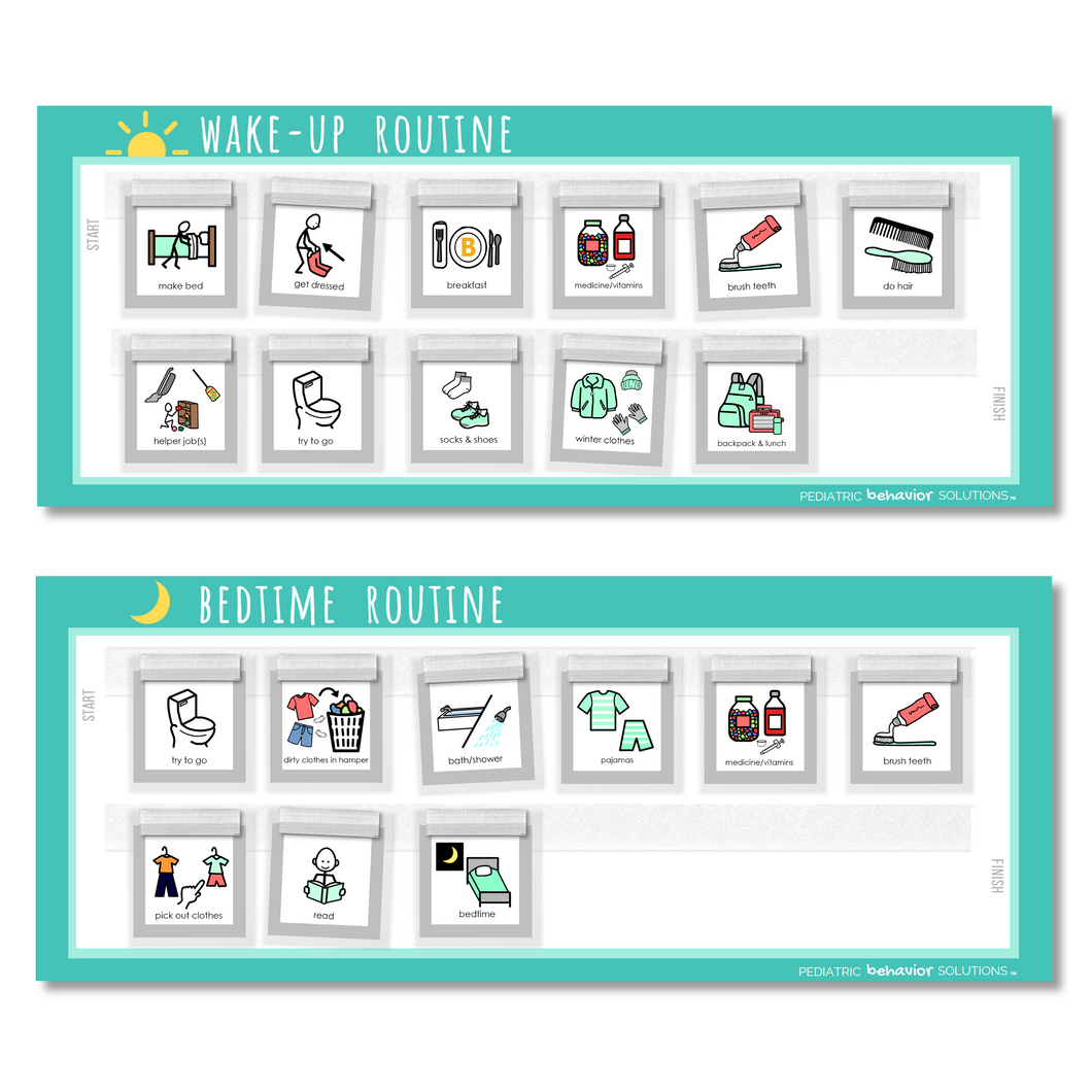 Wake-Up & Bedtime Routine (Teal)