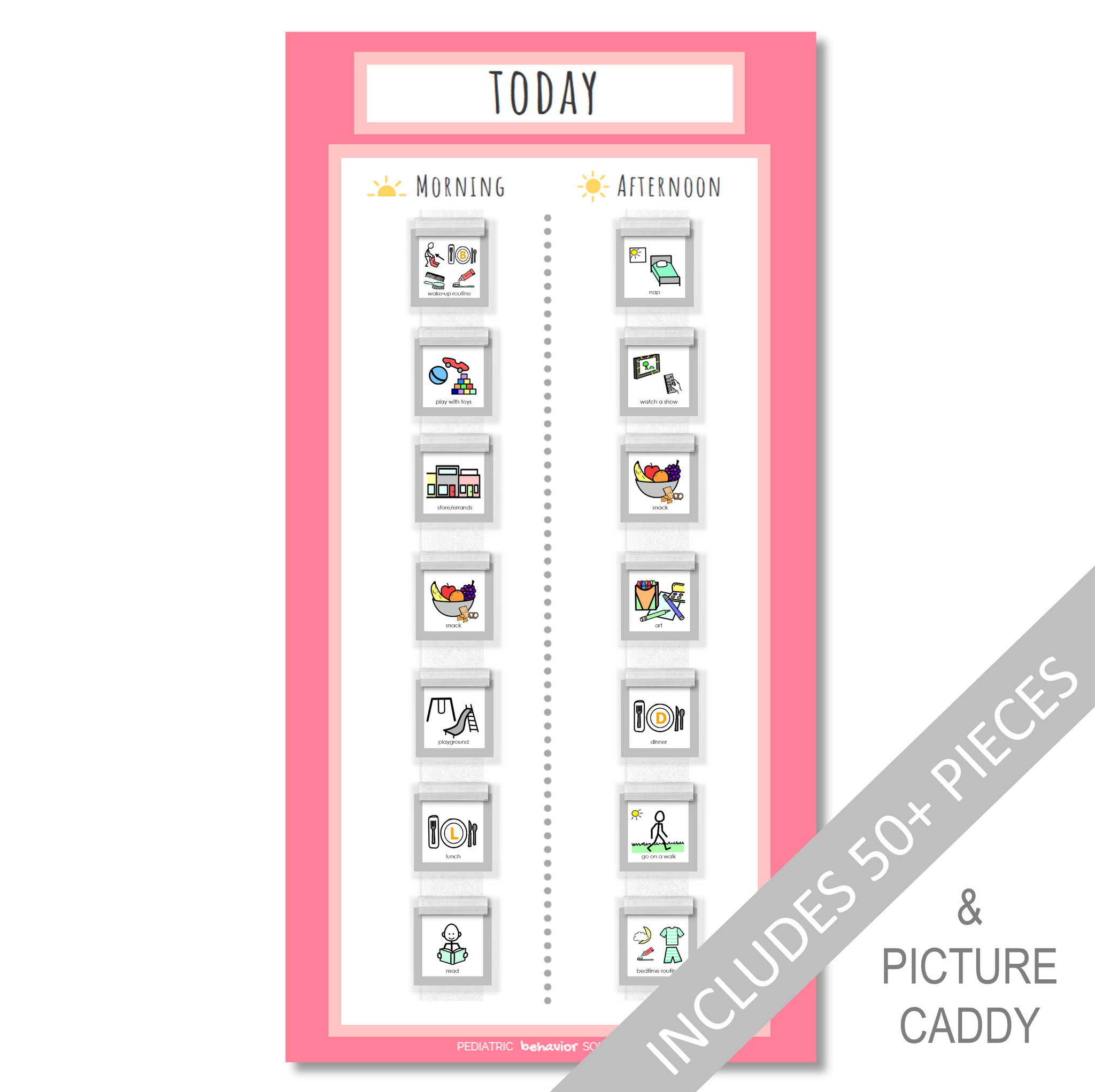 Daily Schedule (Pink) – PEDIATRIC BEHAVIOR SOLUTIONS