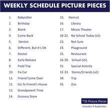 Load image into Gallery viewer, Weekly Schedule (Navy)