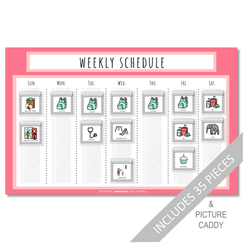 Weekly Schedule (Pink)