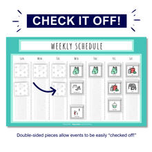 Load image into Gallery viewer, Weekly Schedule (Teal)
