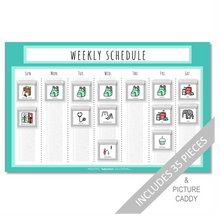 Load image into Gallery viewer, Weekly Schedule (Teal)