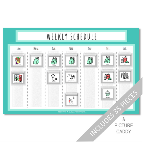 Weekly Schedule (Teal)