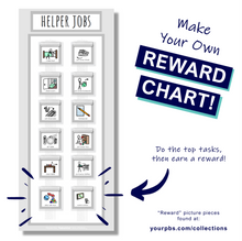 Load image into Gallery viewer, Helper Job Chart (Gray)