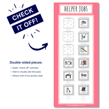 Load image into Gallery viewer, Helper Job Chart (Pink)