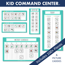 Load image into Gallery viewer, Kid Command Center (Teal)