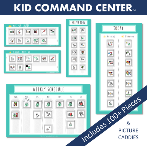 Kid Command Center (Teal)