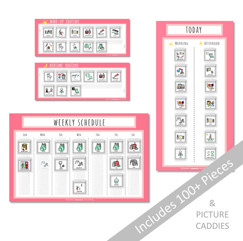 Schedules & Routine Pack (Pink)