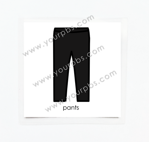 Pants (Drawer Label)