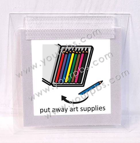 Put Away Art Supplies