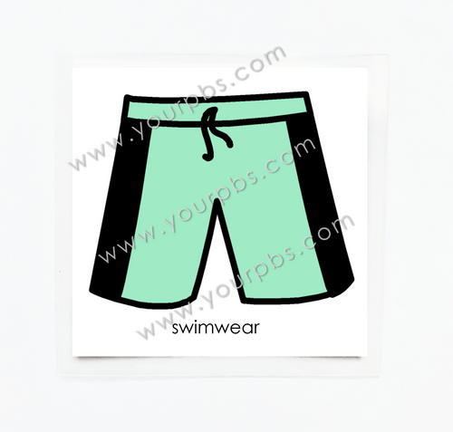 Swimwear Shorts (Drawer Label)