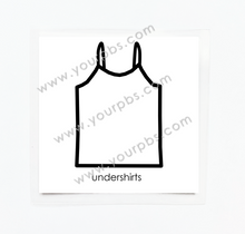 Load image into Gallery viewer, Undershirts - Girl (Drawer Label)