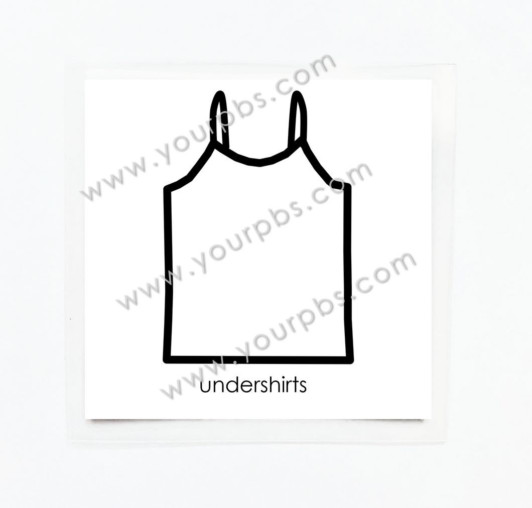 Undershirts - Girl (Drawer Label)